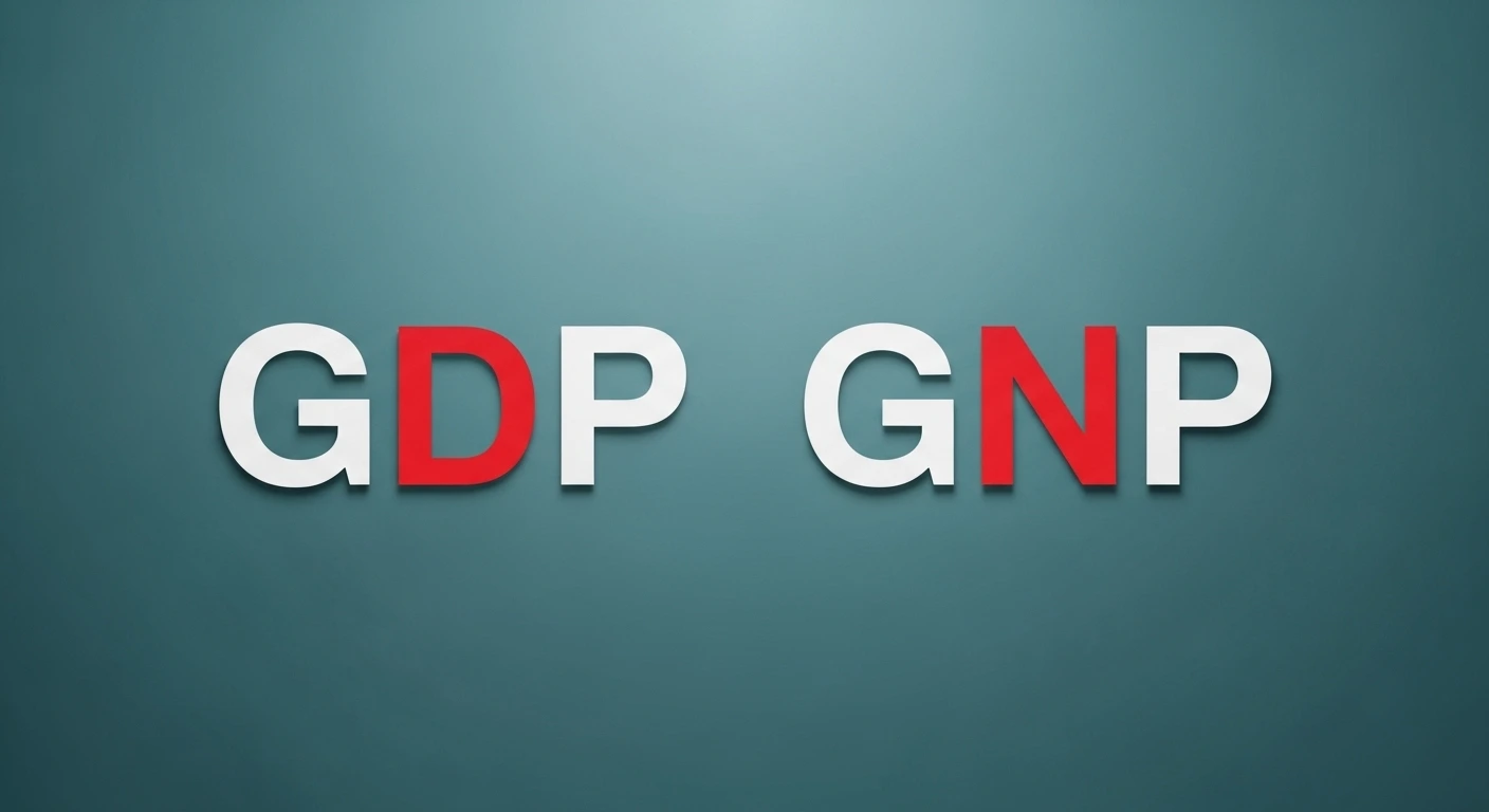 GDP and GNP (Gross Domestic Product & Gross National Product) image